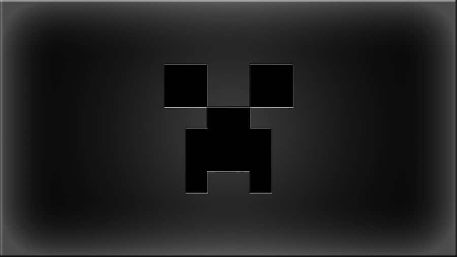 Captivating Creeper Face Creative Design Wallpaper