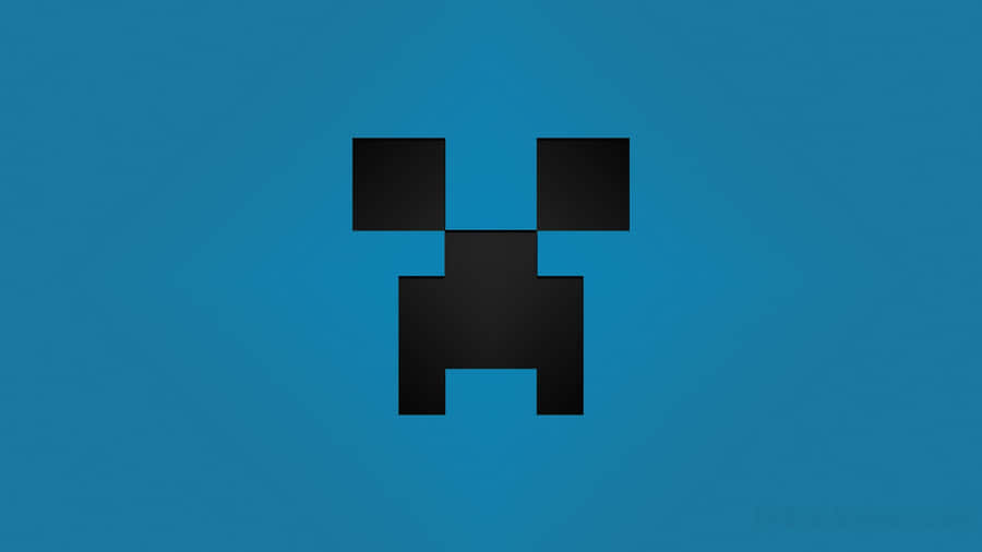 Captivating Creeper Face From Minecraft Universe Wallpaper