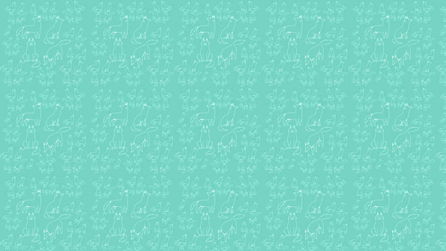 Captivating Geometric Wolf Pattern Wallpaper