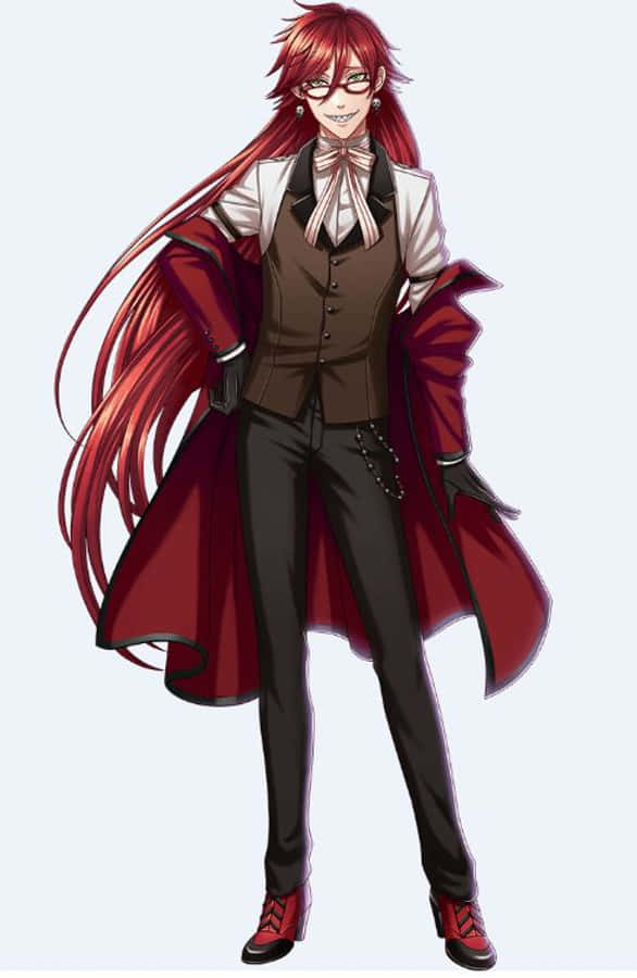 Captivating Grell Sutcliff From Black Butler Wallpaper
