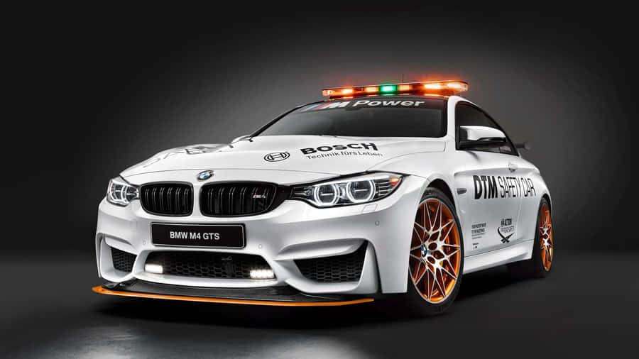 Captivating High-speed Safety Car In Action Wallpaper