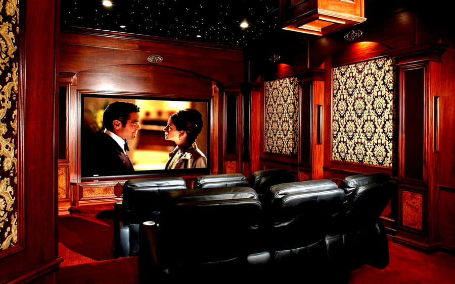 Captivating Home Cinema Experience Wallpaper