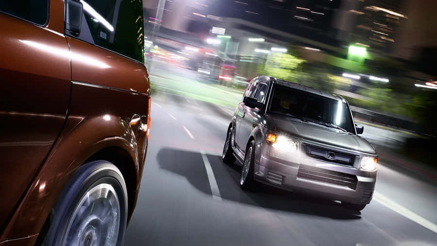 Captivating Honda Element In Action Wallpaper