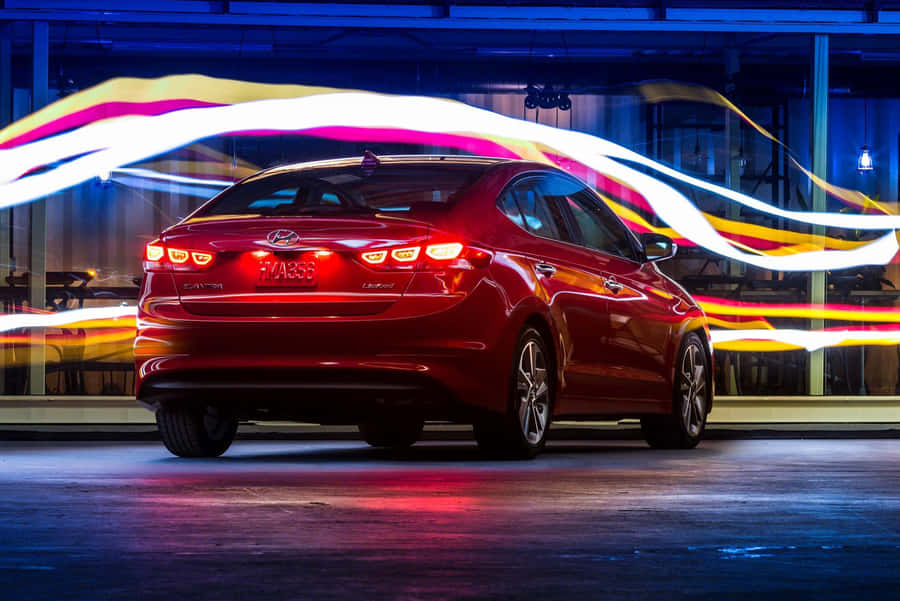 Captivating Hyundai Elantra In Style Wallpaper