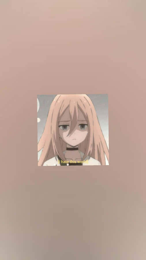 Captivating Image Of A Disappointed Rachel Gardner, A Minimalist Anime Character Wallpaper