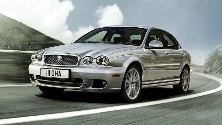 Captivating Jaguar X-type In Its Pristine Glory Wallpaper