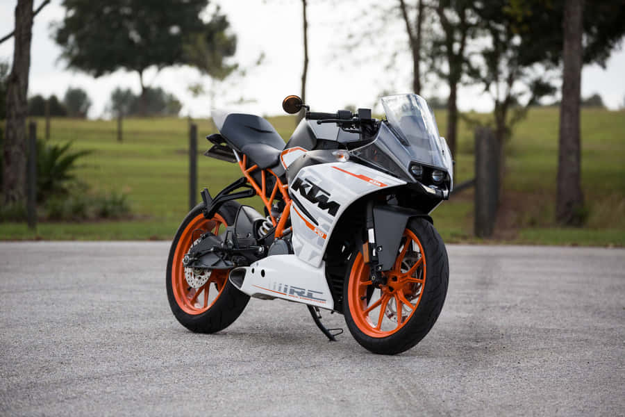 Captivating Ktm Bike Ride Wallpaper