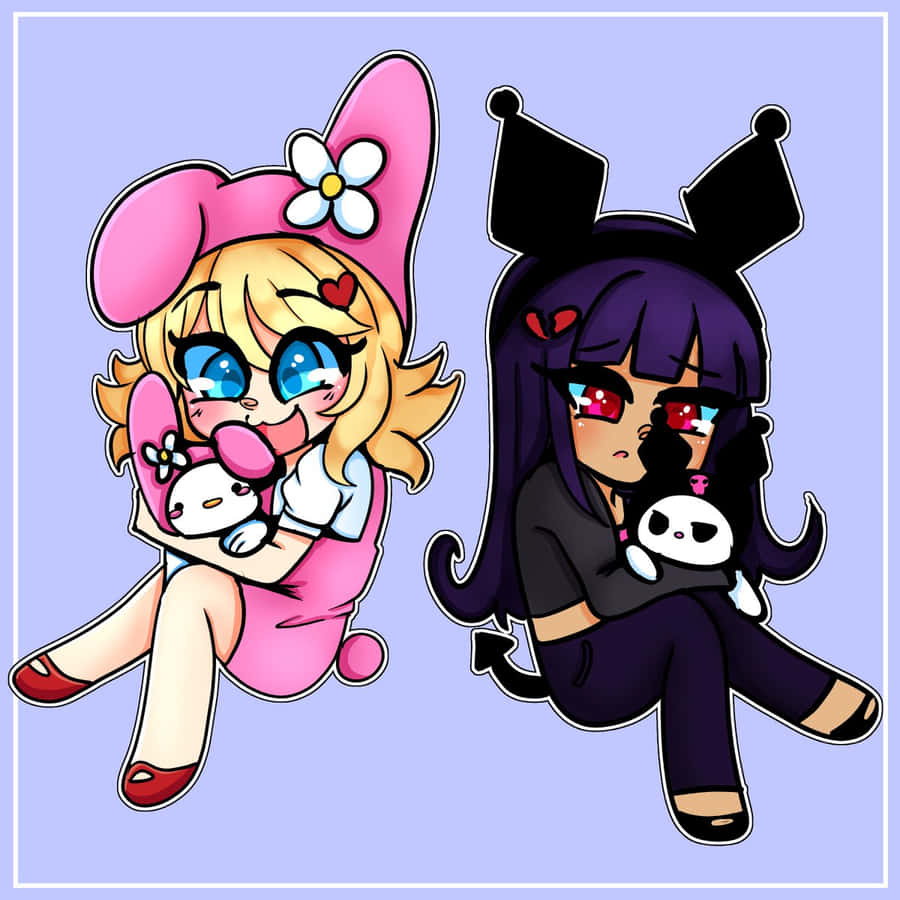 Captivating Kuromi Fanart In High-resolution Wallpaper