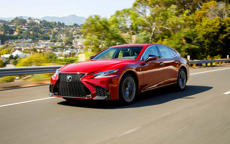Captivating Lexus Ls 500 Luxury Sedan Wallpaper