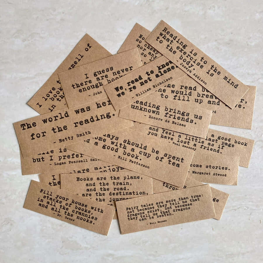 Captivating Literary Escape: Inspiring Book Quote Wallpaper