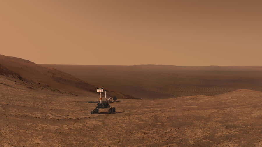 Captivating Mars Landscape Wallpaper
