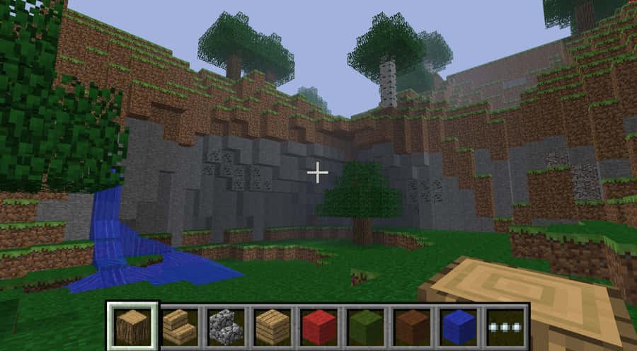 Captivating Minecraft Pocket Edition Adventure Wallpaper