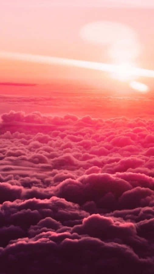 Captivating Pink Sky Wallpaper