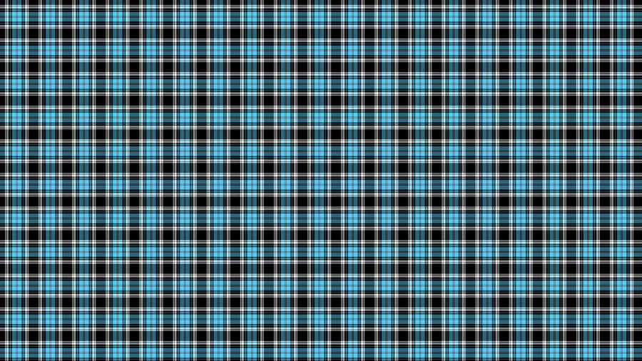 Captivating Play Of Checkers In Black And Blue Wallpaper