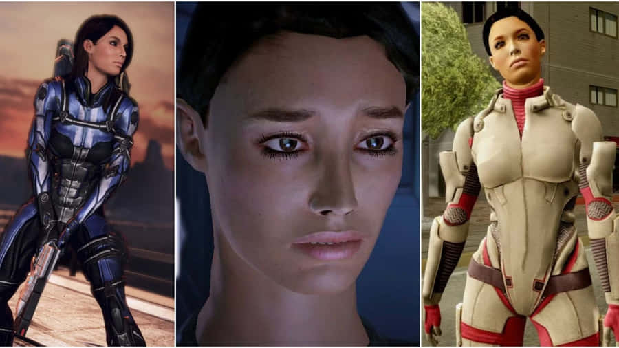 Captivating Portrait Of Ashley Williams Wallpaper