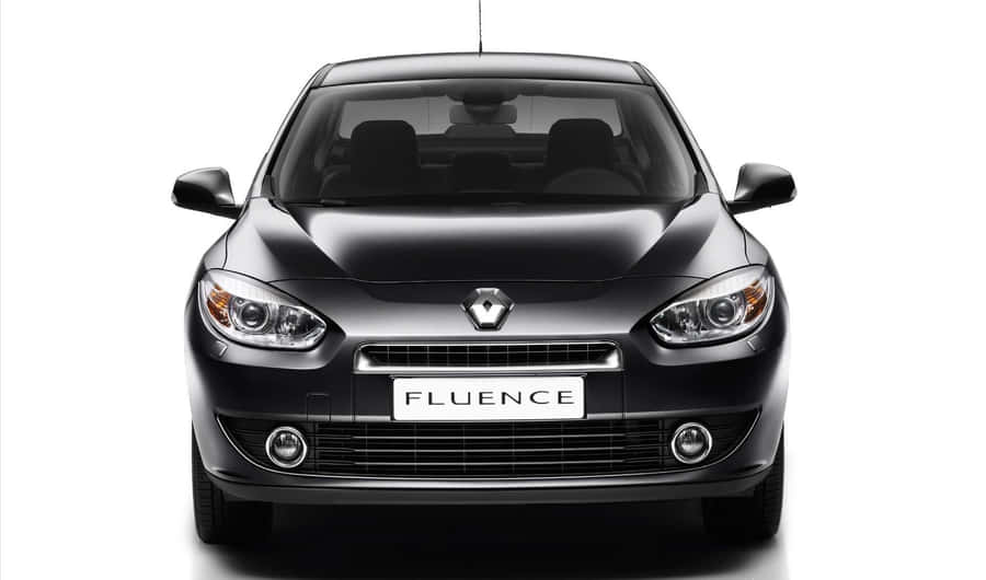 Captivating Renault Fluence In Motion Wallpaper