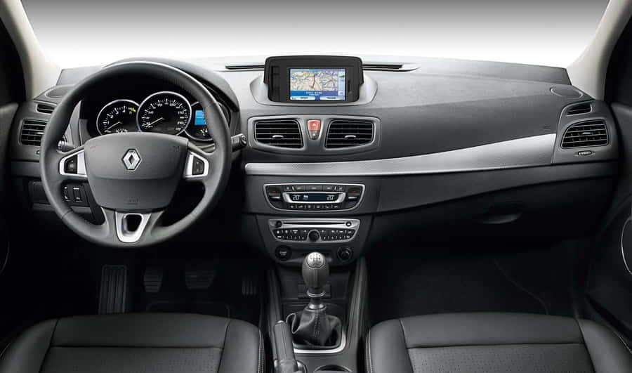Captivating Renault Fluence In Motion Wallpaper