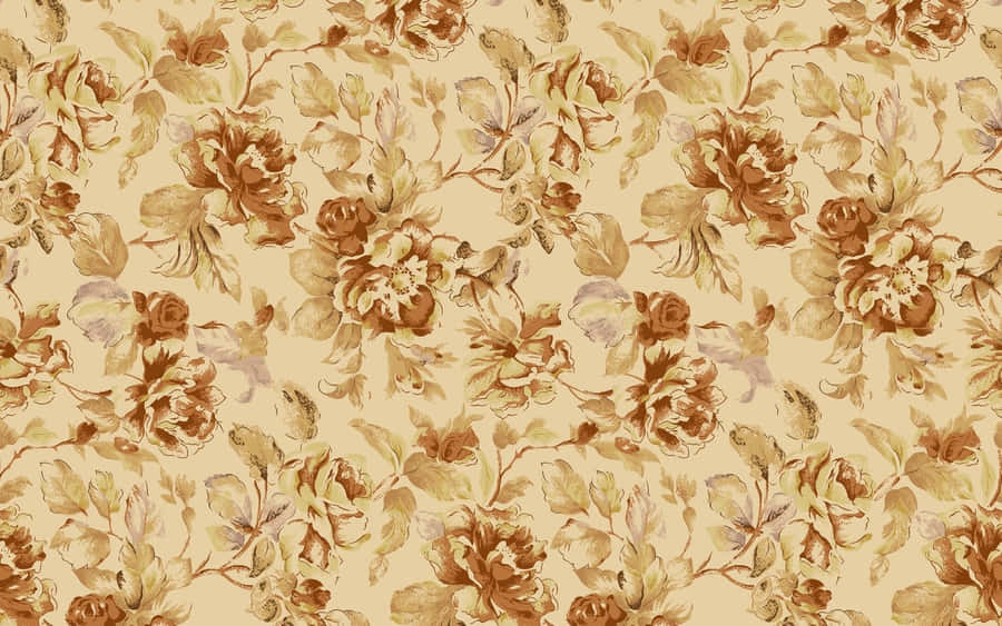 Captivating Rose Pattern Wallpaper Wallpaper
