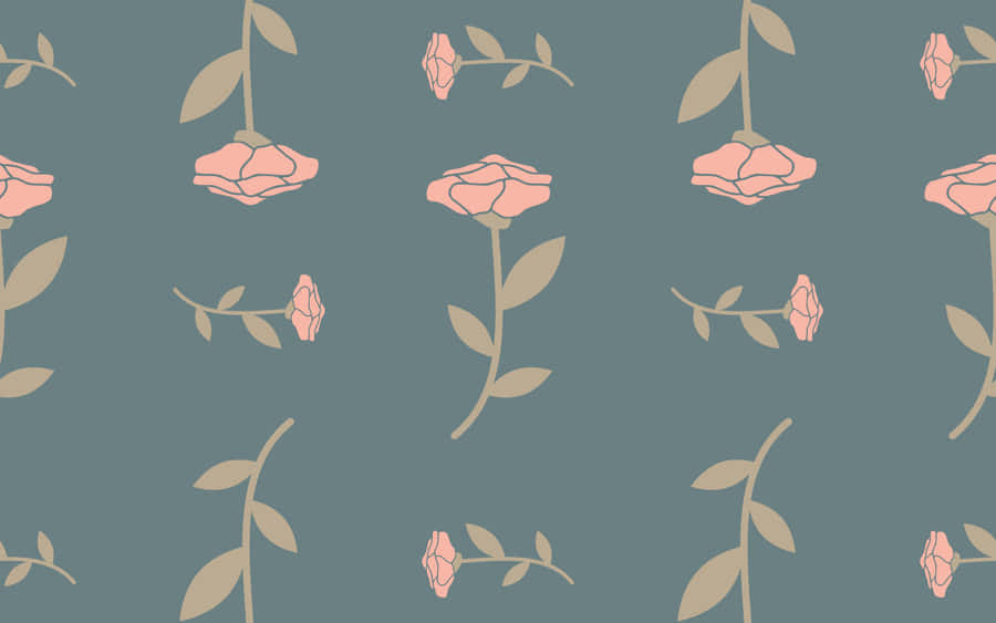 Captivating Rose Pattern Wallpaper Wallpaper