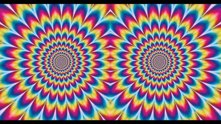 Captivating Spiral Optical Illusion Wallpaper