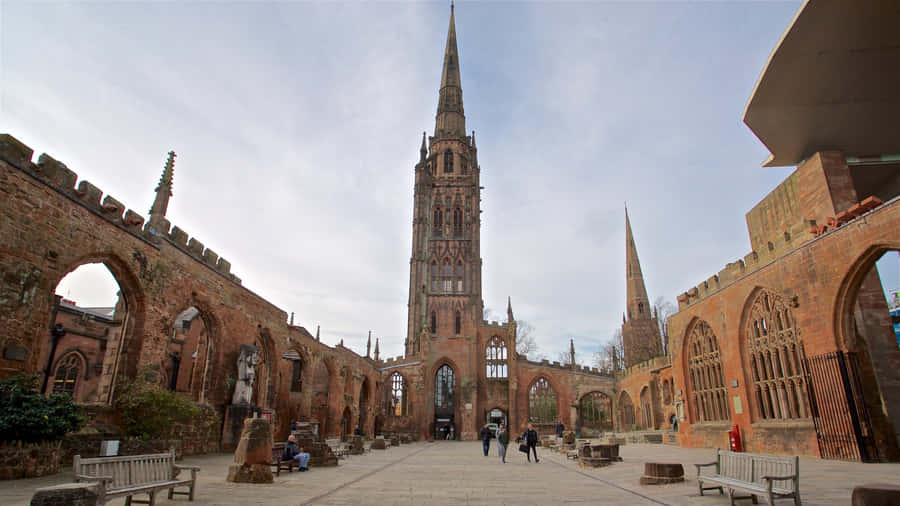 Captivating View Of Coventry's Historic Attraction Wallpaper