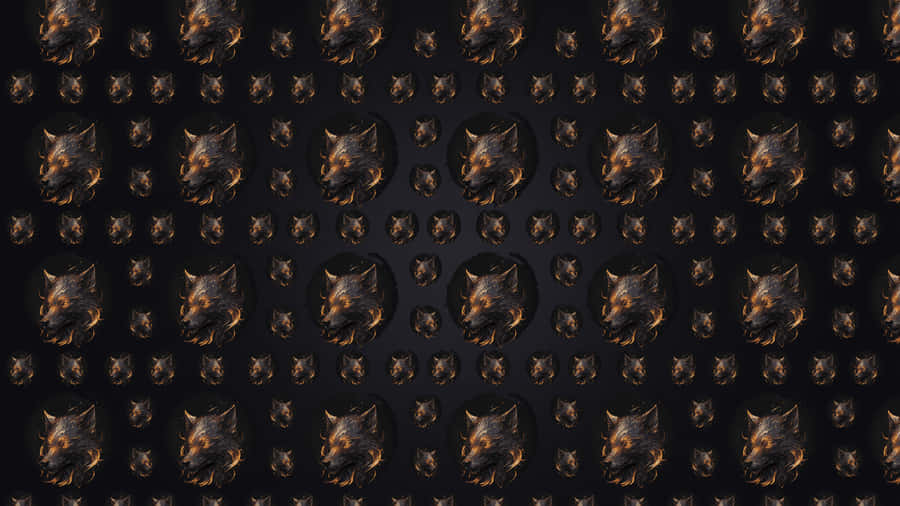 Captivating Wolf Pattern Wallpaper Wallpaper