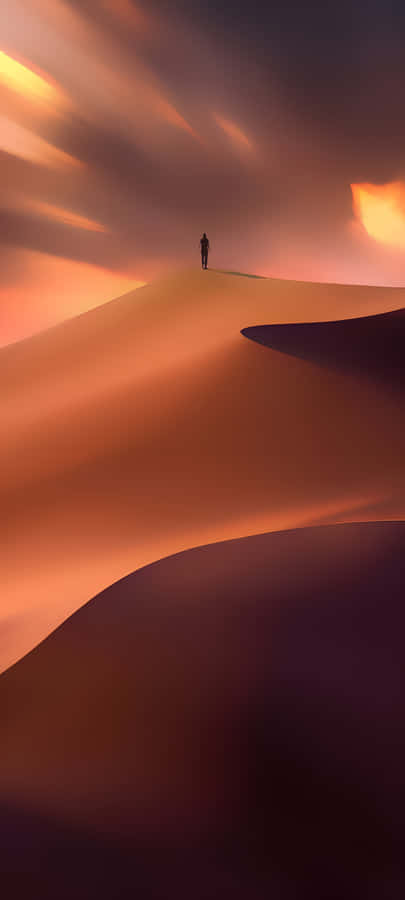 Capture Nature's Beauty With The Desert Iphone Wallpaper