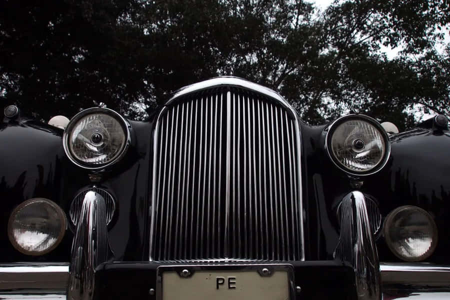 Car Grill Close-up Shot Wallpaper