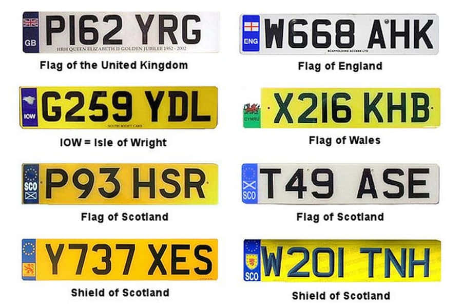 Car License Plate Close-up Wallpaper