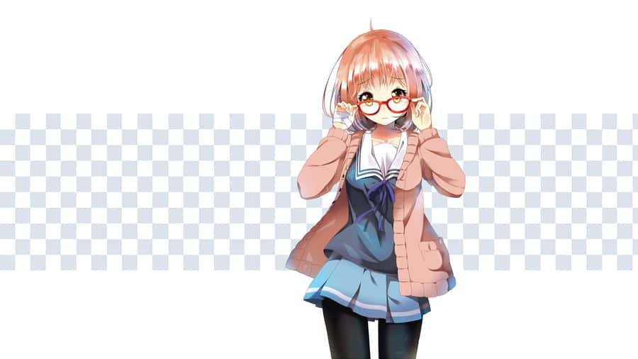 Carefree Little Girl Enjoying The Beauty Of Nature With A Smile. Wallpaper