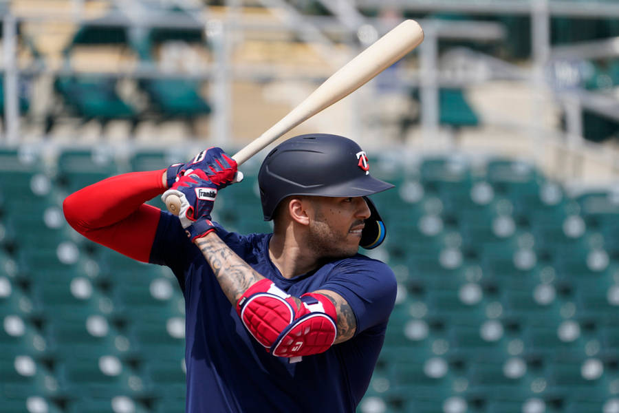 Carlos Correa At Hammond Stadium Wallpaper