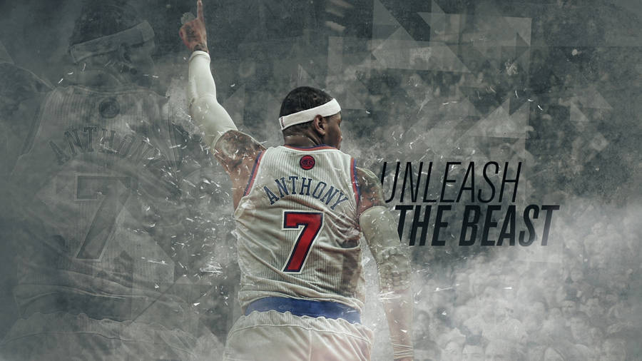 Carmelo Anthony Unleash The Beast Wallpaper