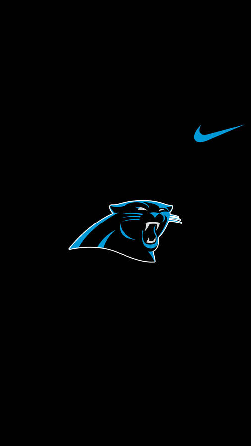 Carolina Panthers Nike Iphone Logo Wallpaper