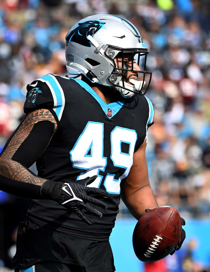 Carolina Panthers Player Number49 Wallpaper