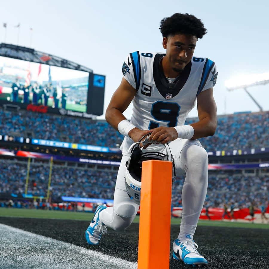 Carolina Panthers Player Warming Up Wallpaper