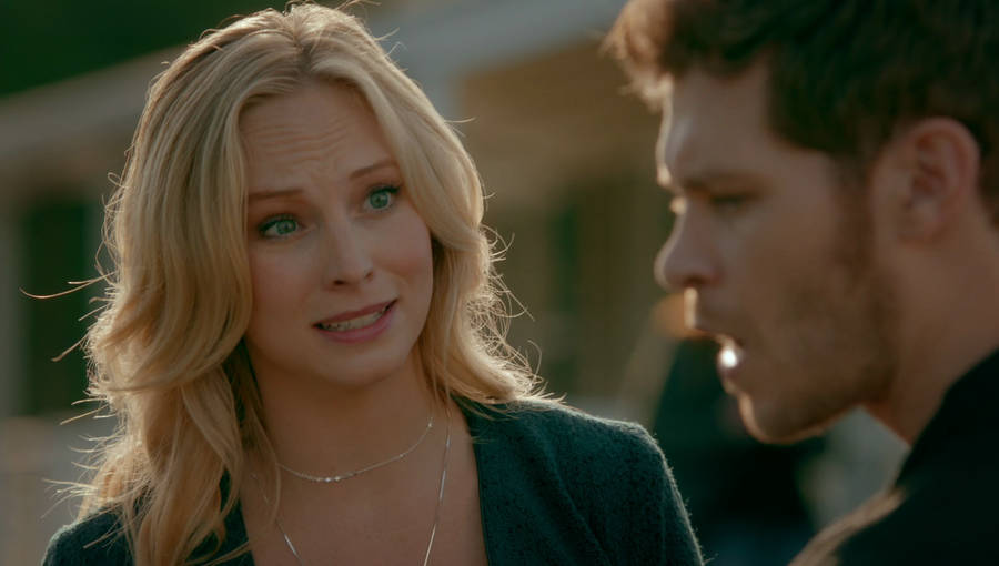 Caroline Forbes And Claus Wallpaper