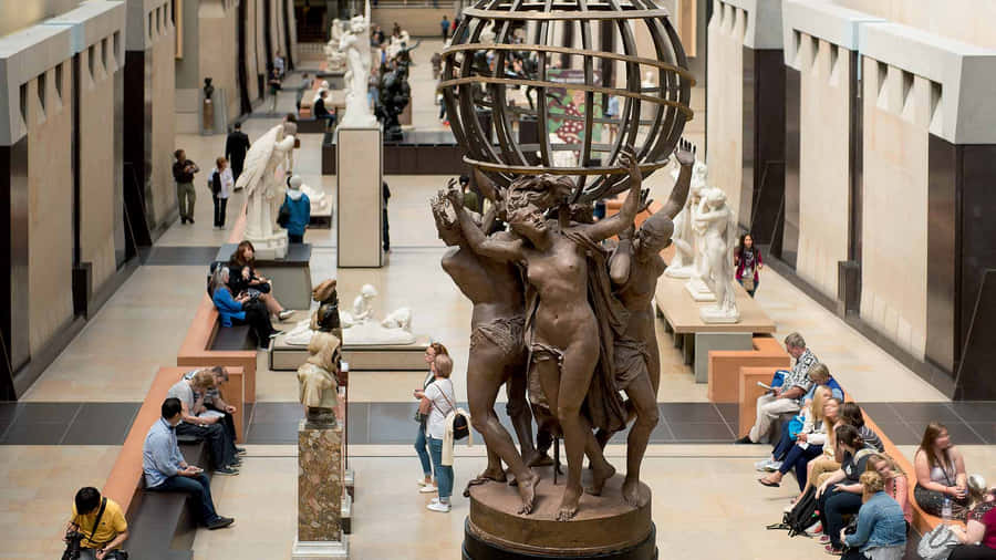 Carpeaux Art At Musée Dorsay Wallpaper