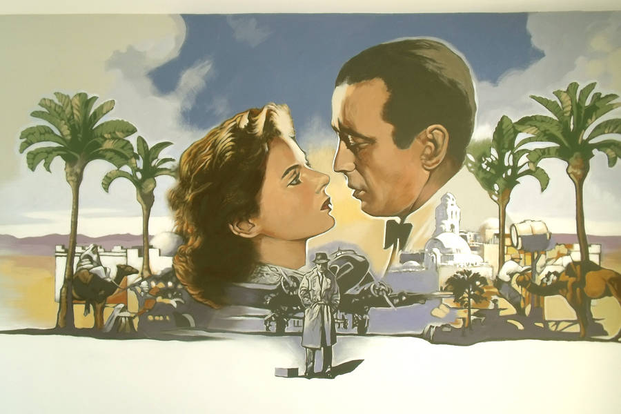 Casablanca Digital Painting Wallpaper