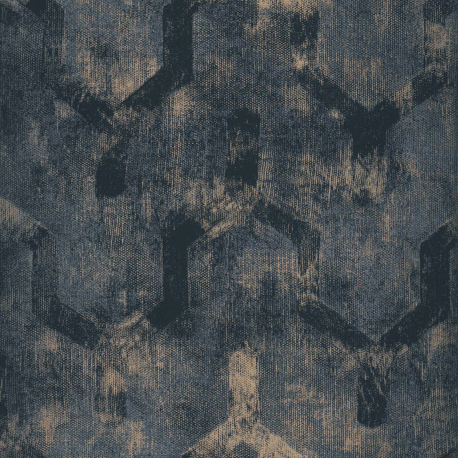 Casamance Vertige Tenebreuse Denim Texture Wallpaper
