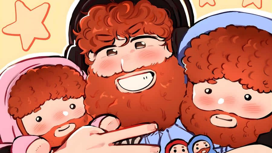 Caseoh Family Art Wallpaper