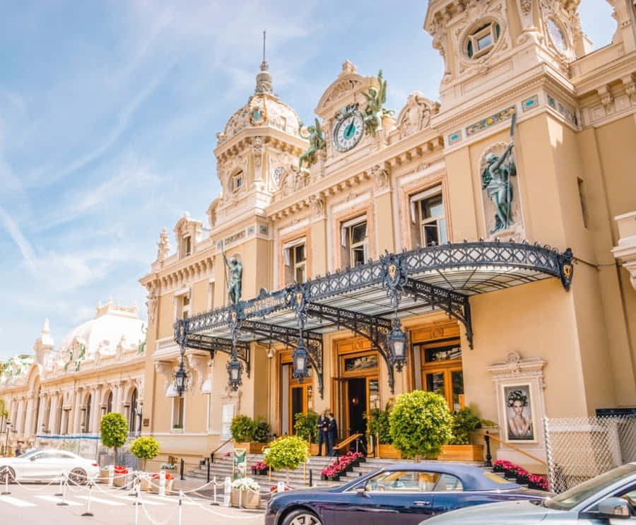 Casino De Monte Carlo Aesthetic Desktop Wallpaper
