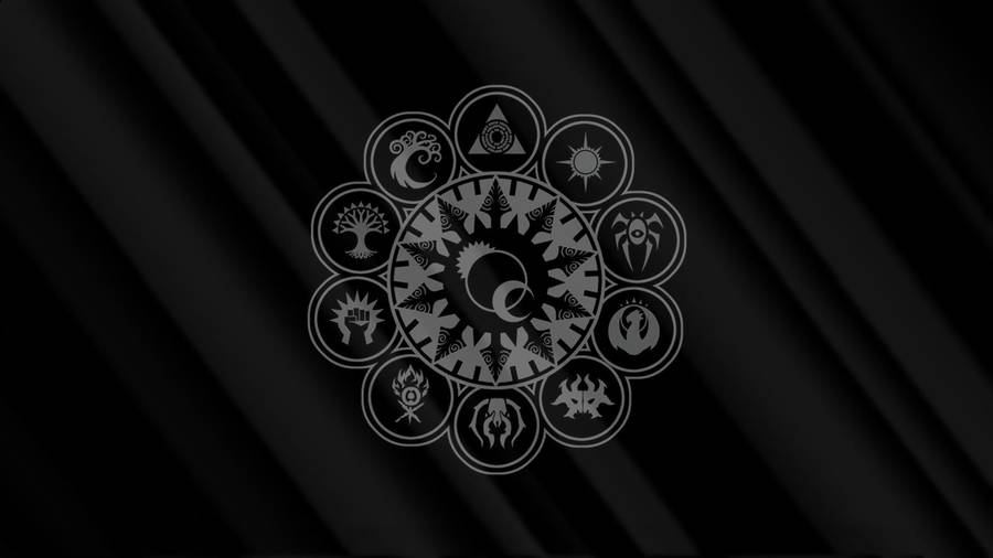 Cast A Powerful Spell With A Minimalistic Magic Circle Wallpaper