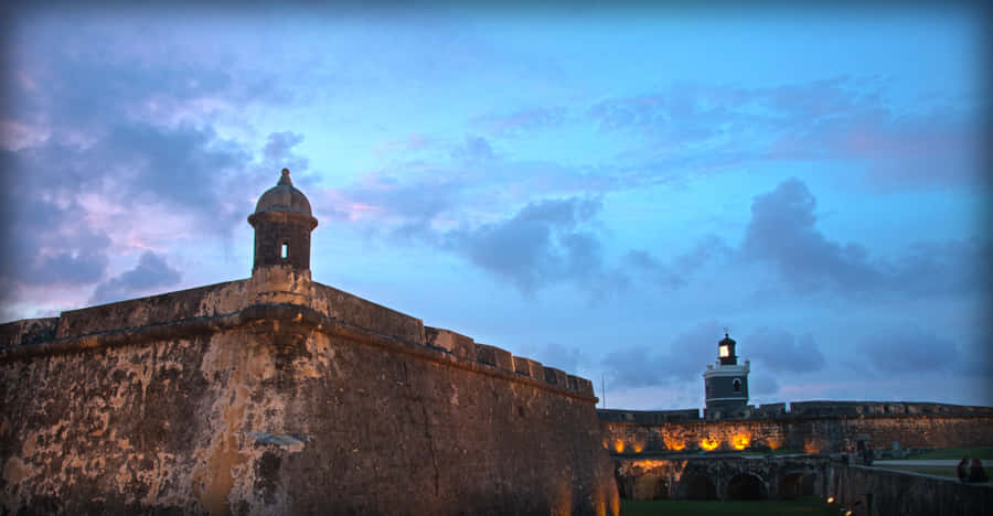 Castillo San Felipe Del Morro Vintage Aesthetic Wallpaper