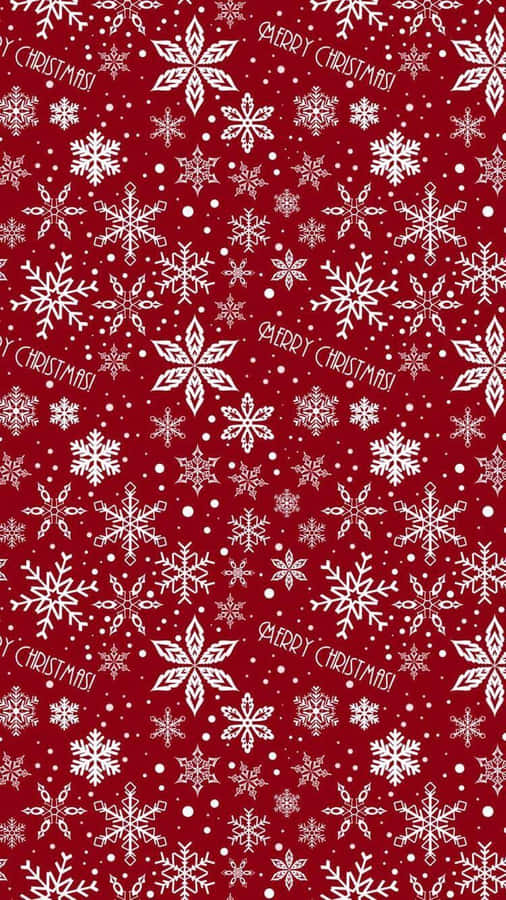 Celebrate Christmas With A Red Aesthetic Wallpaper