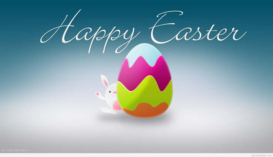 Celebrate Easter With This Cute Happy Easter Image! Wallpaper