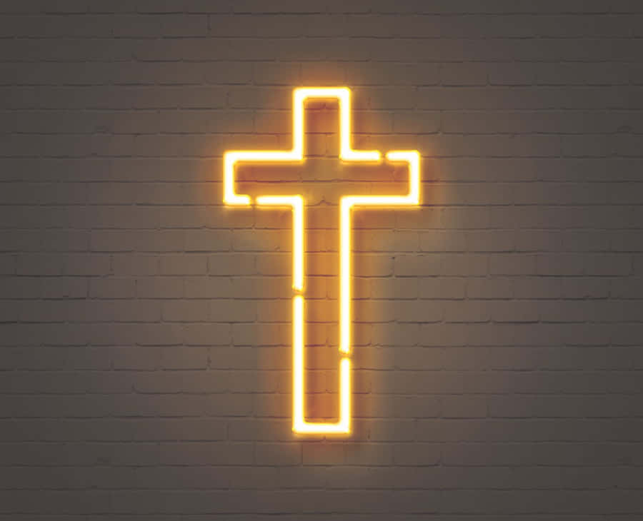 Celebrate Faith With Cute Cross! Wallpaper