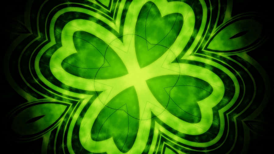 Celebrate Luck This St. Patrick's Day With A Tap-dancing Shamrock Wallpaper