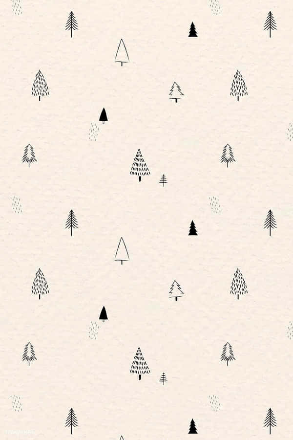 Celebrate The Holiday Season With A Cute And Simple Christmas. Wallpaper