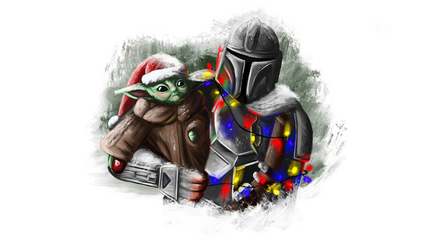 Celebrate The Season With A Star Wars Themed Christmas Wallpaper