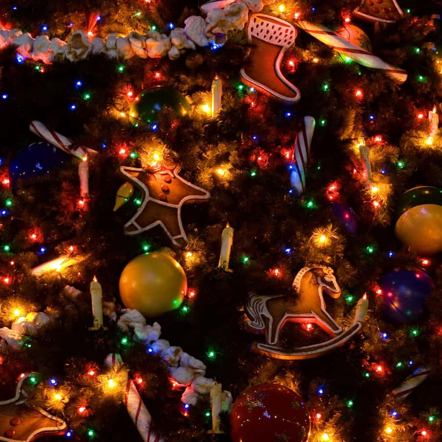 Celebrating Christmas On The Ipad Wallpaper